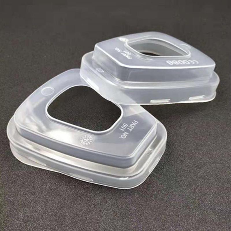 

2шт 501 Фиксатор фильтра Респиратор Маска для лица Противогаз прозрачный