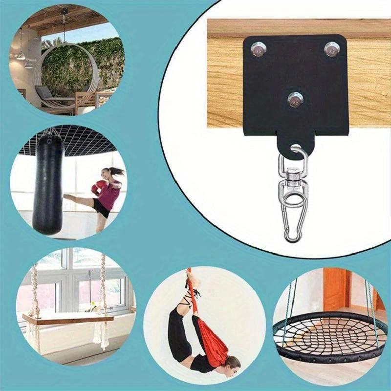 1 Stück Schwerlast Boxsackhalterung Wandmontiert Trainings Sandsackhaken 360 ° Drehbar Deckeninstallation Balken Holzhaken