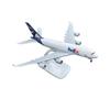 1/300 Scale New 20cm Toy Airplane Model Fedex A380 Cargo Die-cast Metal Airplane Model Kit for Collections Displays or Gift