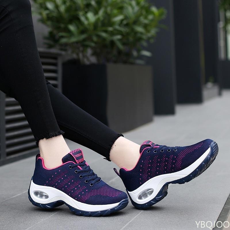 New Women's Fashion Shoes Casual Mesh Walking Flat Sneakers Women non slip Vulcanized Shoes Female Breathable Footwear Mujer