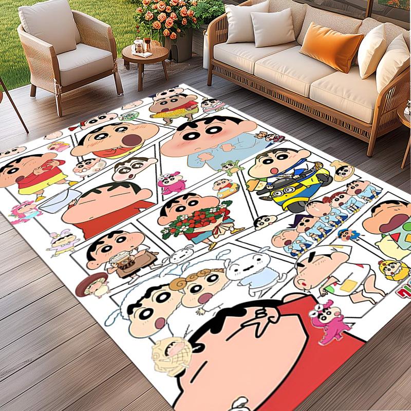Cartoon comics Print Rug, Washable Floor Carpet, For Entryway Dorm Laundry Room Office Study, Home Decor Birthday Christmas Gift