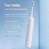 Waterproof Electric Toothbrush with Replacement Heads and USB Charging