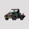 144-piece small building block set, vintage collectible vehicle driving model, city car toy gift.