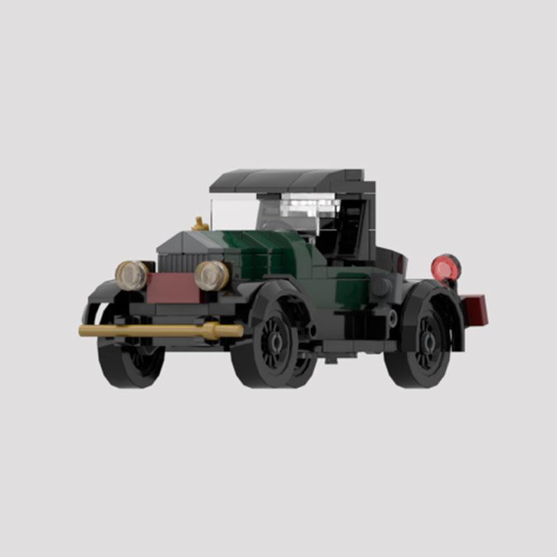 144-piece small building block set, vintage collectible vehicle driving model, city car toy gift.