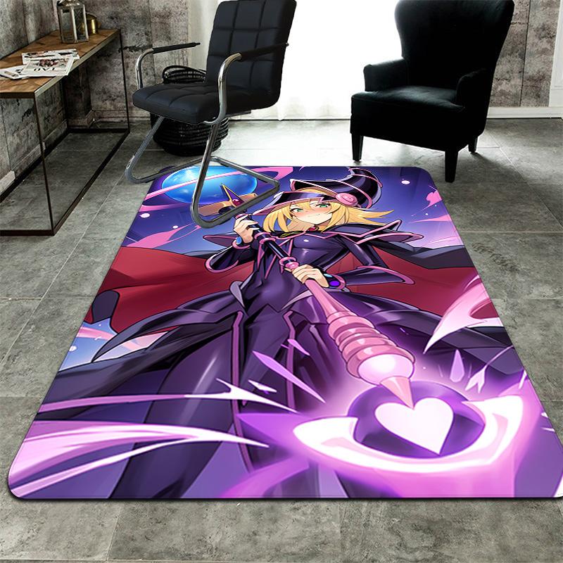 Dark Magician Girl Rug Floor Mat for Living Room or Bedroom Soft and Comfortable Carpet a Gift for Birthday and Holiday.NFF0928637