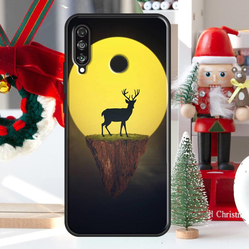 Deer Reindeer Animal For Huawei Nova Y73 Y60 Y70 Y90 Y72 Y61 Y91 7i 8i 11i 12i 12s 9 10 SE P20 P30 P40 Lite Case
