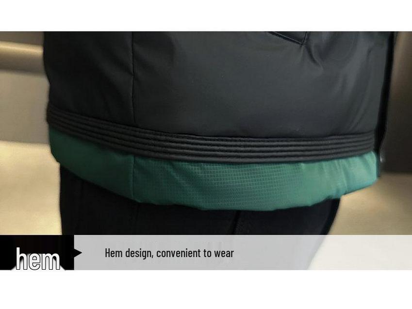 Herren Trendige Kurze Winddichte Daunenjacke - Warm, Vielseitig, Lässiger Wintermantel