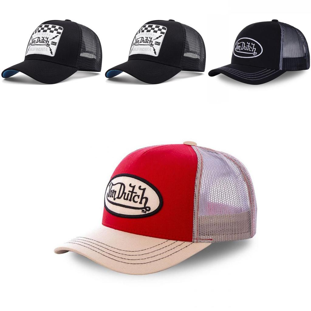 Stylish Vondutch Summer Baseball Cap With Breathable Cotton And Colorful Embroidery