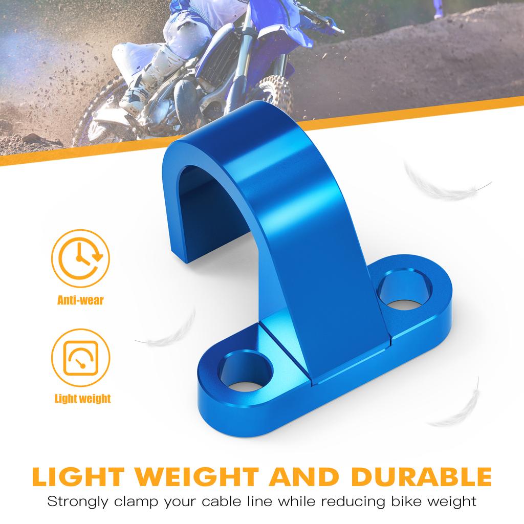 For Yamaha YZ WR 80 85 125 250 400 250F 250X 426F 450F 450FX YZF WRF 250 450 Motorcycle Rear Brake Line Hose Cable Clamp Holder
