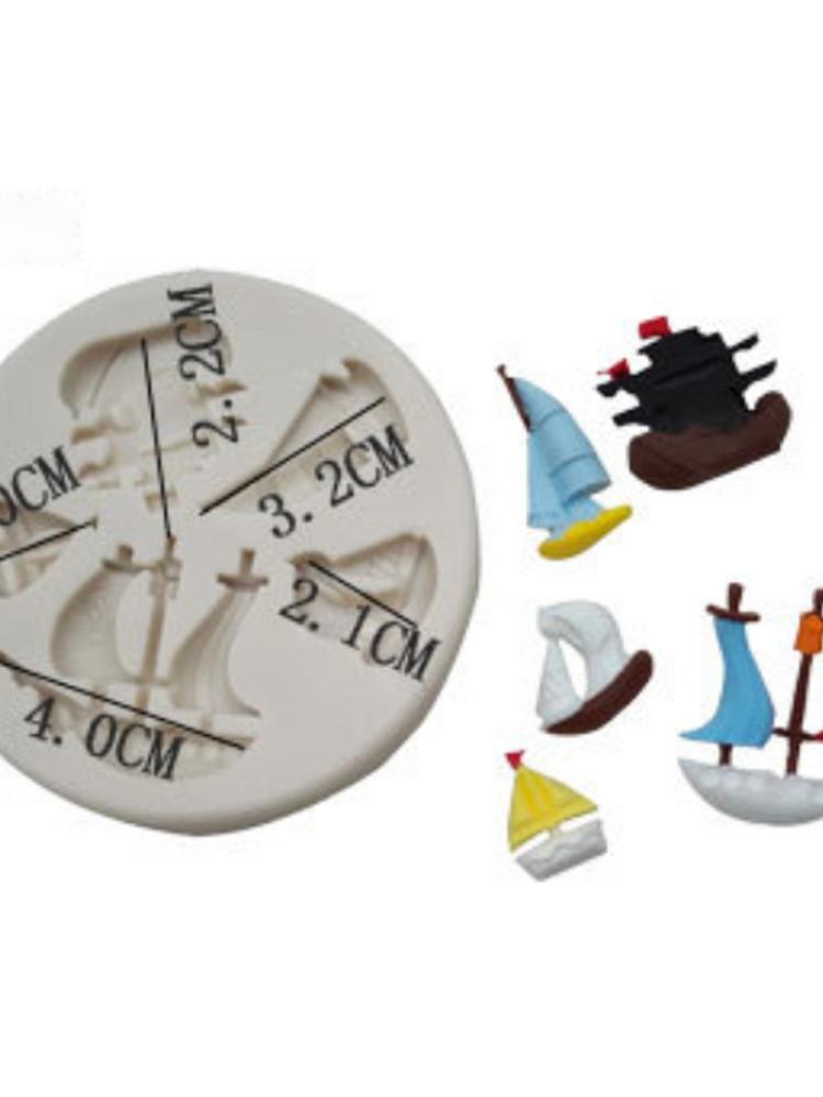 Seagull Boat Anchor Rudder Mould Silicone Mold Fondant Cake Decorating Tool Gumpaste Sugarcraft Chocolate Forms Bakeware Tools