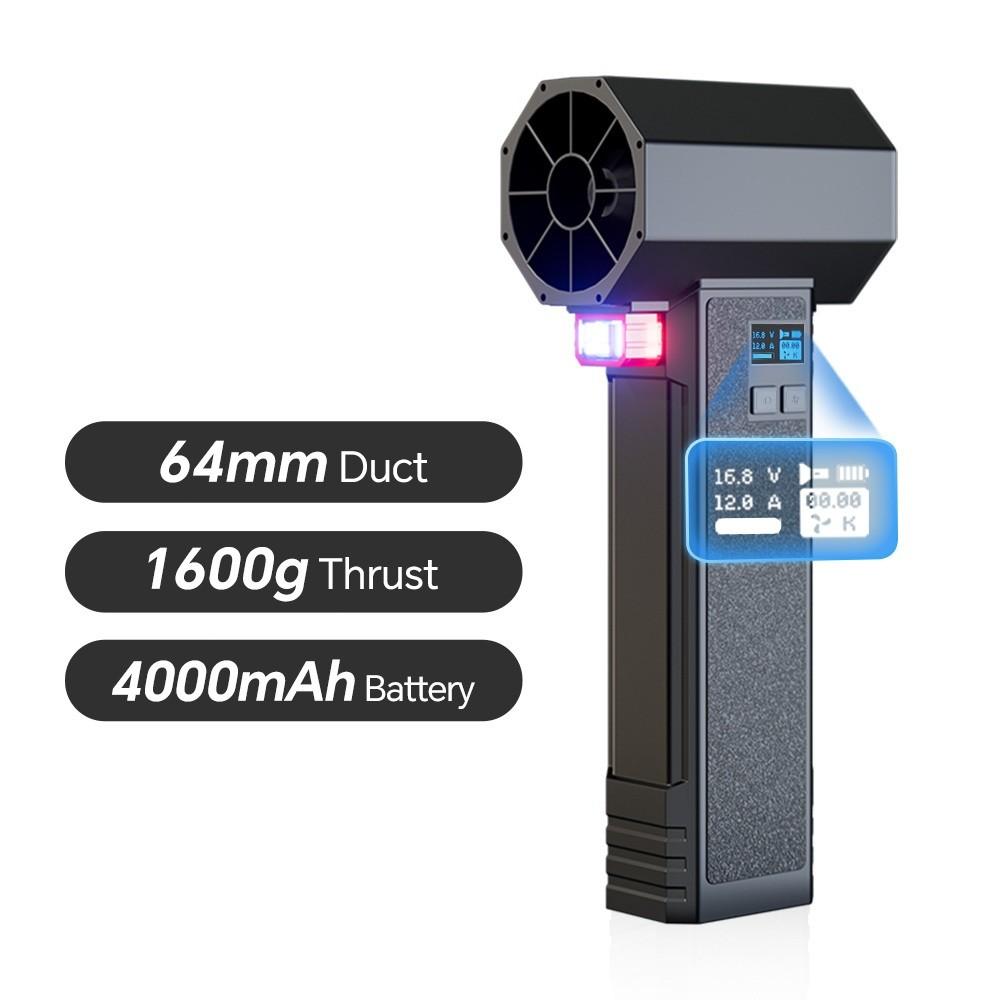 750W Vysoce výkonný bezkartáčový turbo vysoušeč Přenosný ruční posilovač Fukar do auta 4-rychlostní nastavitelný Násilný tryskový ventilátor