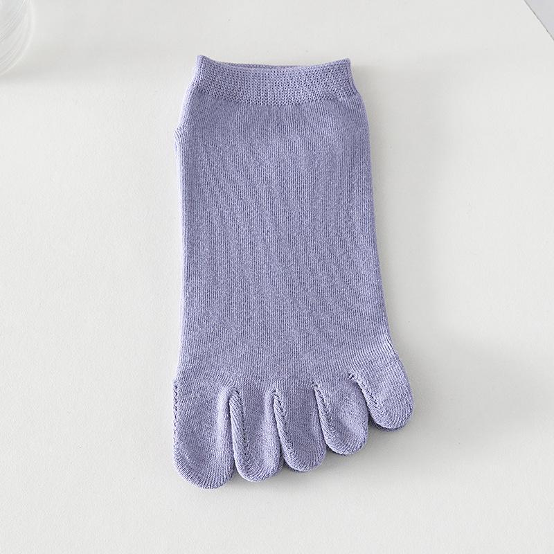 Five-fingered Socks for Women, Summer Thin Cotton Socks, Short Socks, Spring and Autumn Women's Toe Separation Anti-athlete Socks, Sports Socks