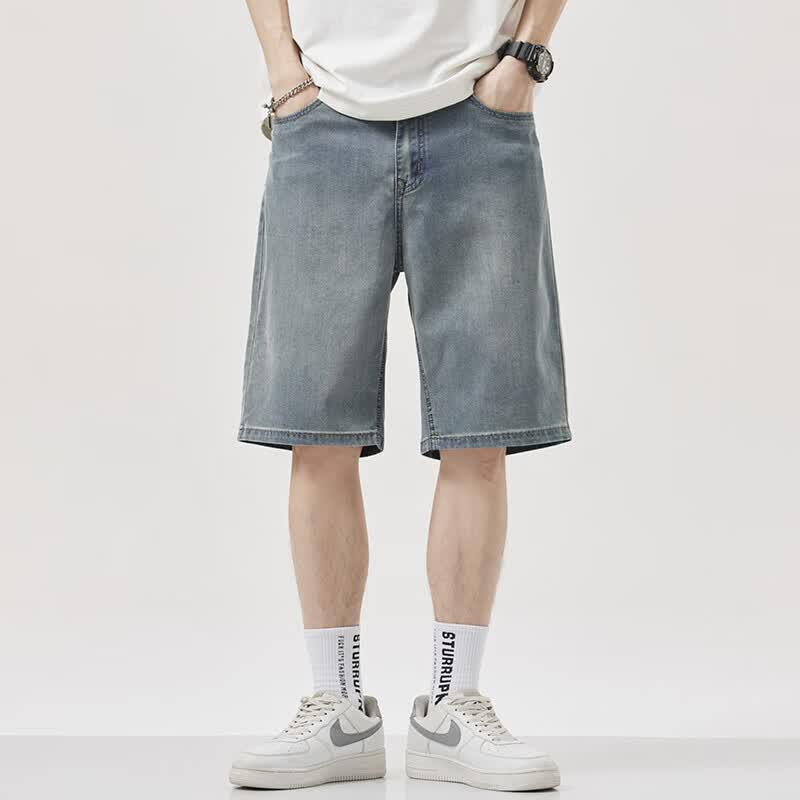 Yiliteng Men s YTMSDKY913A Summer Denim Shorts 40