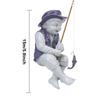 Funny Gone Fishing Boy Garden Statue Decor Creative Fisherman Garden Yard Lawn Resin Decoration Outdoor Figurine Home Ornaments