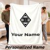 Benutzerdefinierter Name Borussia Mönchengladbach Flanell-Kuscheldecke Personalisierter Text Weiche Decke Bett Sofa Geschenk