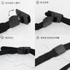 Unisex Canvas Belt Plastic Metal-Free Anti-Allergic Automatic Buckle Women'S Casual Jeans Belt