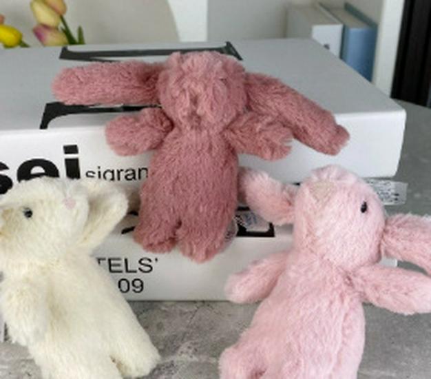 Kolekce plyšových klíčenek ve stylu Jellycat: Roztomilá panenka, hračka, dárek