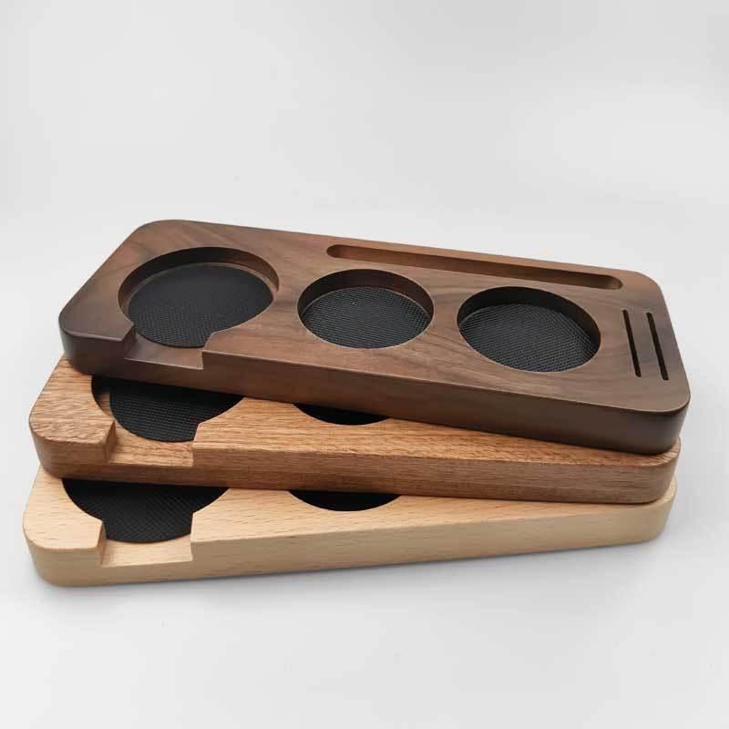 TLXT Beechwood Coffee Tool Stand