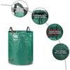Sacs de déchets de jardin réutilisables - A386 - 72 gallons - PP durable imperméable anti-déchirure - 4 poignées renforcées