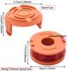 2pcs Durable Compatible Refills Spool Cap with Worx WA0010 Worx Replacement Spools Trimmer Line