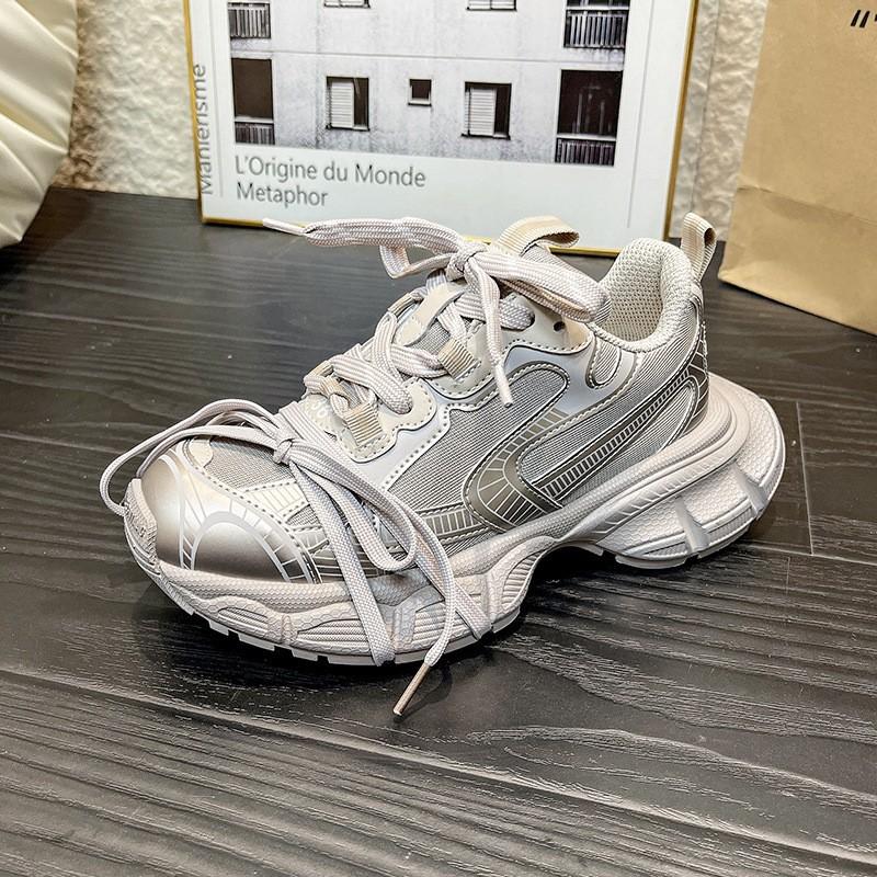 

Paris same platform dad shoes women s 2025 spring new retro old straps versatile casual sports shoes 40 белый