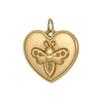 CARLIDANA Trendy 3D Spaceman Astronaut Pendant Space Themed Gold Plated DIY Accessories Stainless Steel Moon Heart Jewelry Charm