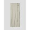 Anggae Knit Wrap Long Skirt Khaki