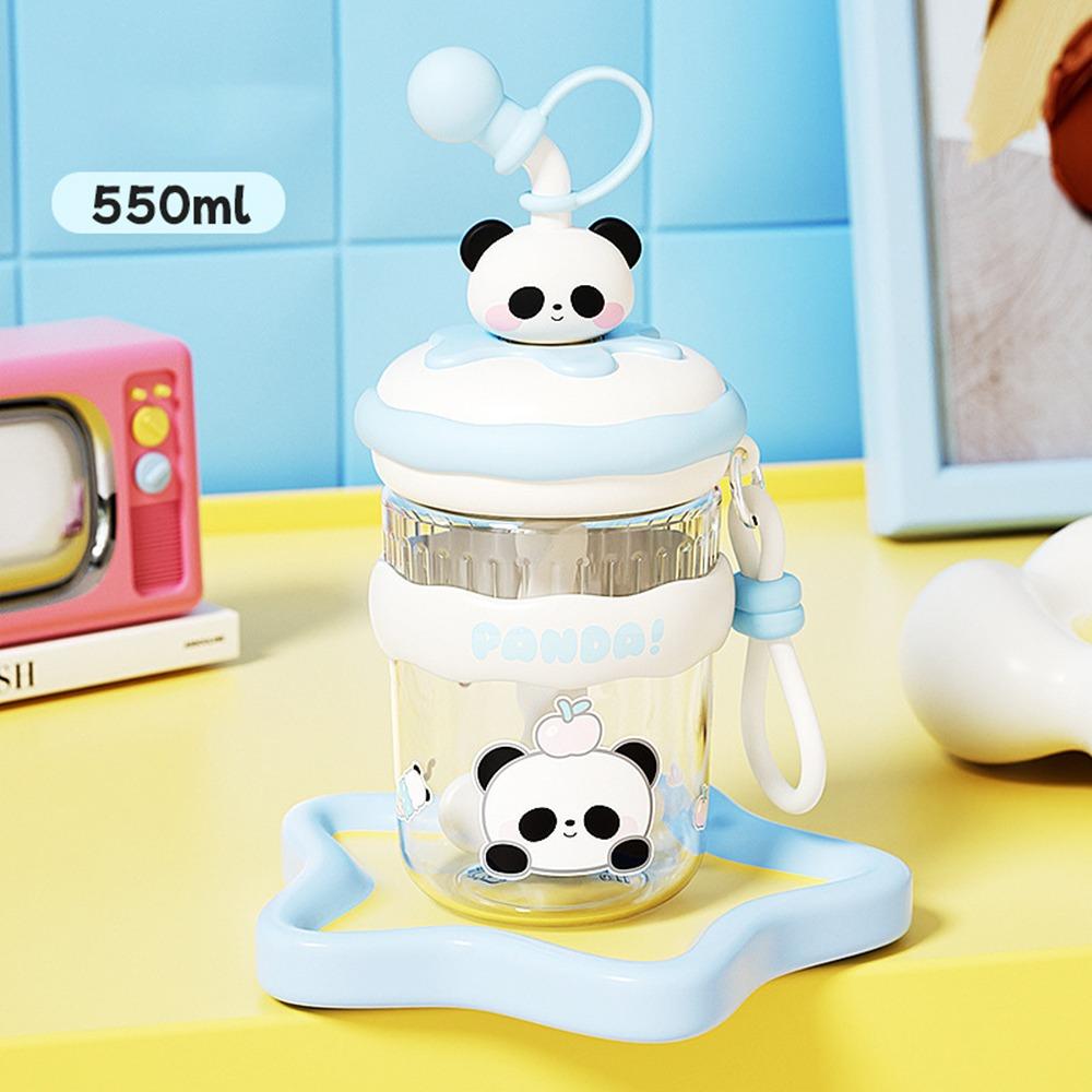 

Leak-proof Straw Water Bottles Plastic Drinking Cup New Stirring Cup