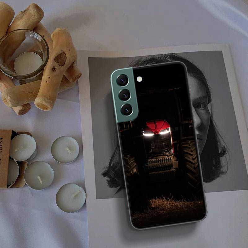 T-Tractor Farm Phone For Samsung S25 Edge Galaxy S22 Ultra S21 S10 S9 Plus S20 S23 S24 FE Case S10E Cover Silicone Soft Coque Fu