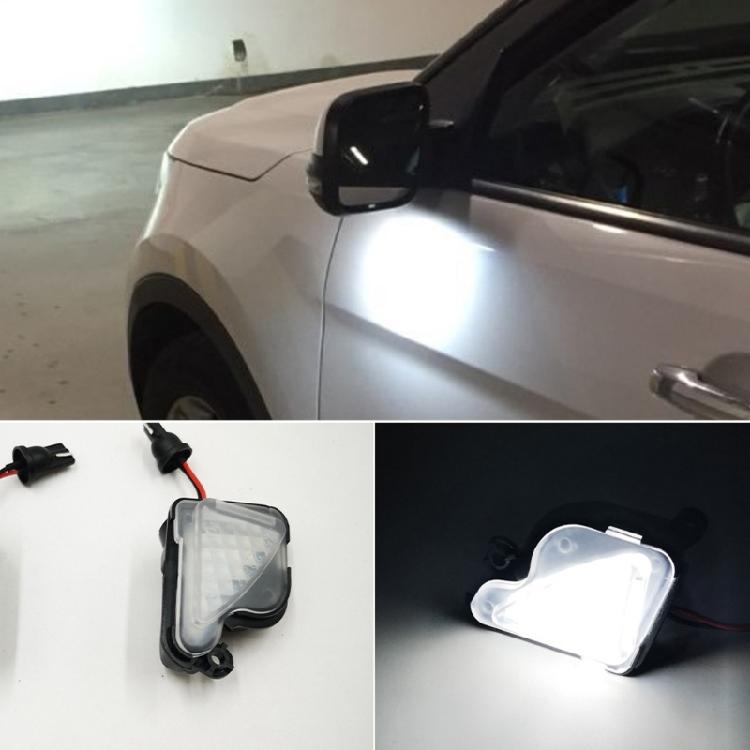 Improved Nighttime Reversing with Bright LED Side Mirror Light Quick Fix High Brightness Waterproof for Car Safe Parking