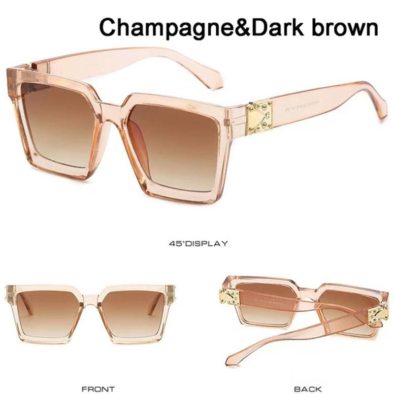 Męskie okulary przeciwsłoneczne damskie klasyczne duże oprawki ponadgabarytowe modne akcesoria okulary przeciwsłoneczne damskie okulary