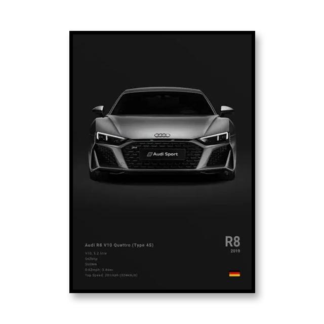 Famous Brand Cars SVJ GT3RS G80M3C Canvas Wall Art Print Poster 918 M5CS MSCSL Decorative Mural Home Decor Gift Unframed
