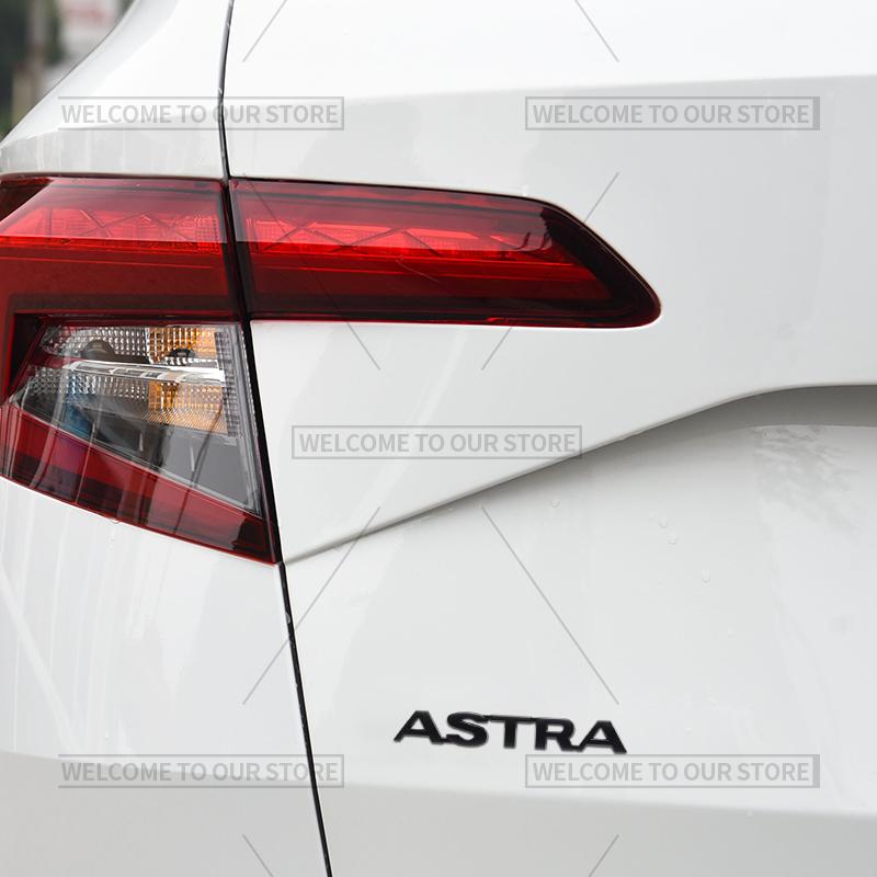 1pc 3D Car Styling For  Astra G H J K F Letter Emblem OPC GTC Vauxhall Badge Metal Stickers Rear Trunk Decals Auto Accessories
