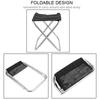 Aluminum Alloy Folding Chair, Portable Camping Stool with Oxford Fabric for Hiking, Fishing, Outdoor Picnic