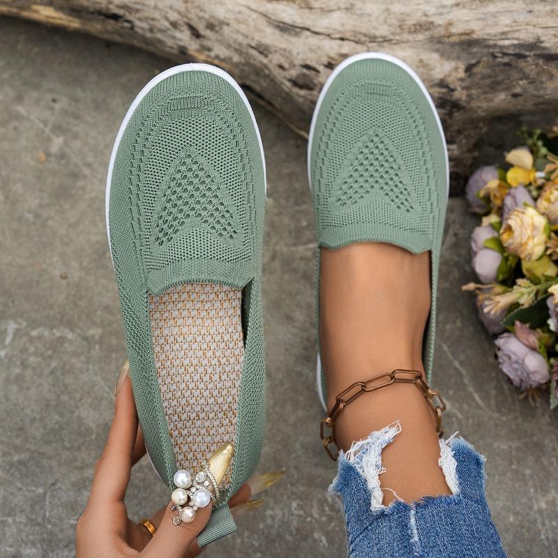Summer New Mesh Women's Shoes Casual Fashion One-pedal Shoes Women's Mesh Breathable and Comfortable Women's Shoes