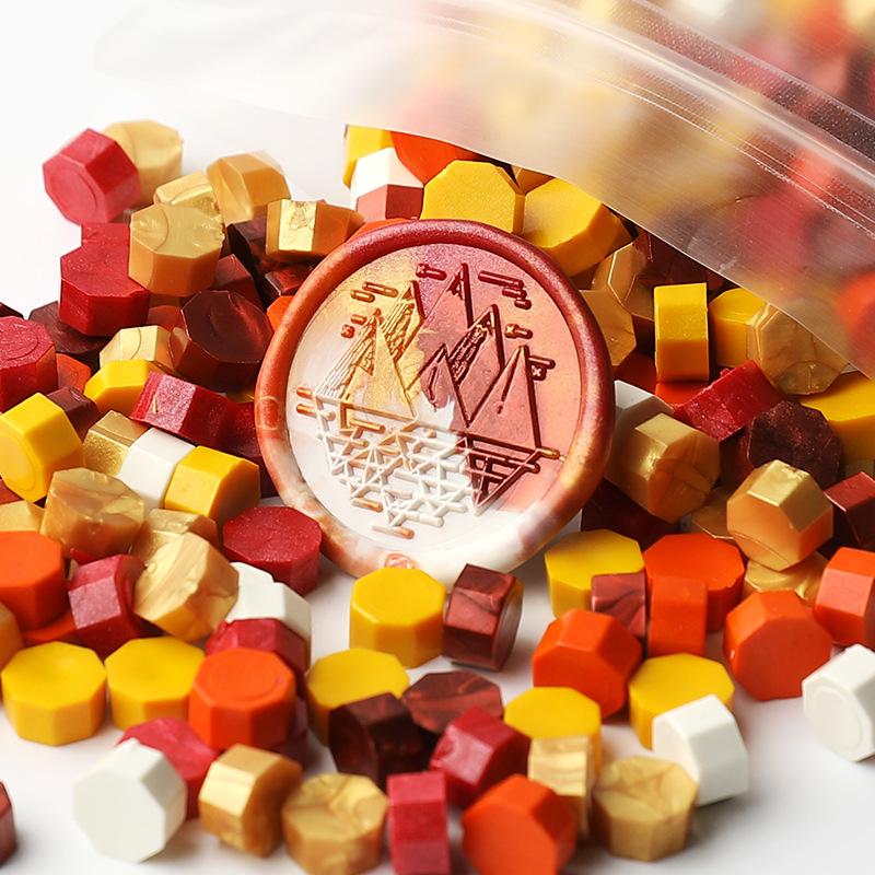 500G Macaron Culoare Mixtă Particule de Ceară de Sigilat cu Vopsea de Foc Material Decorativ Sigiliu Student Handmade DIY Plic Cont Personal