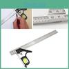 Square Combination 300mm Ruler Adjustable Right Angle Guide Diy Measure Tool