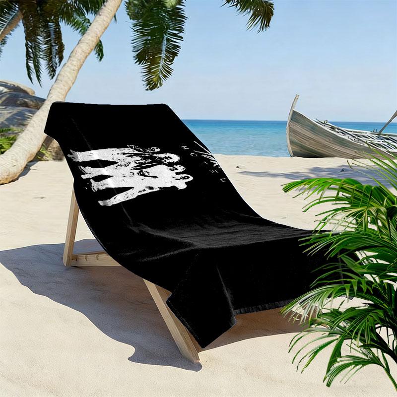 Tokio Hotel Print Beach Towel, Large Soft Quick Dry Towel for Beach Camping Swimming