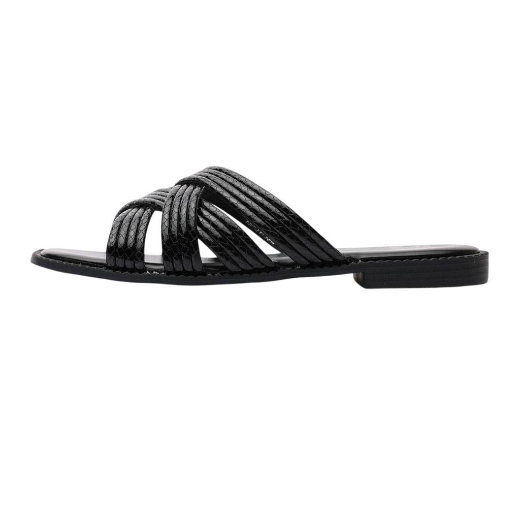 Where's That From Womens/Ladies Crete Snakeskin Sandals