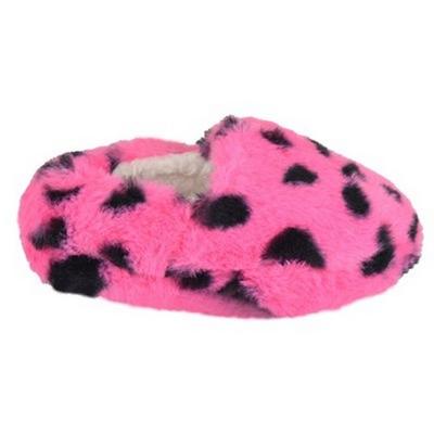 Chinelos infantis/tipos com estampa de leopardo