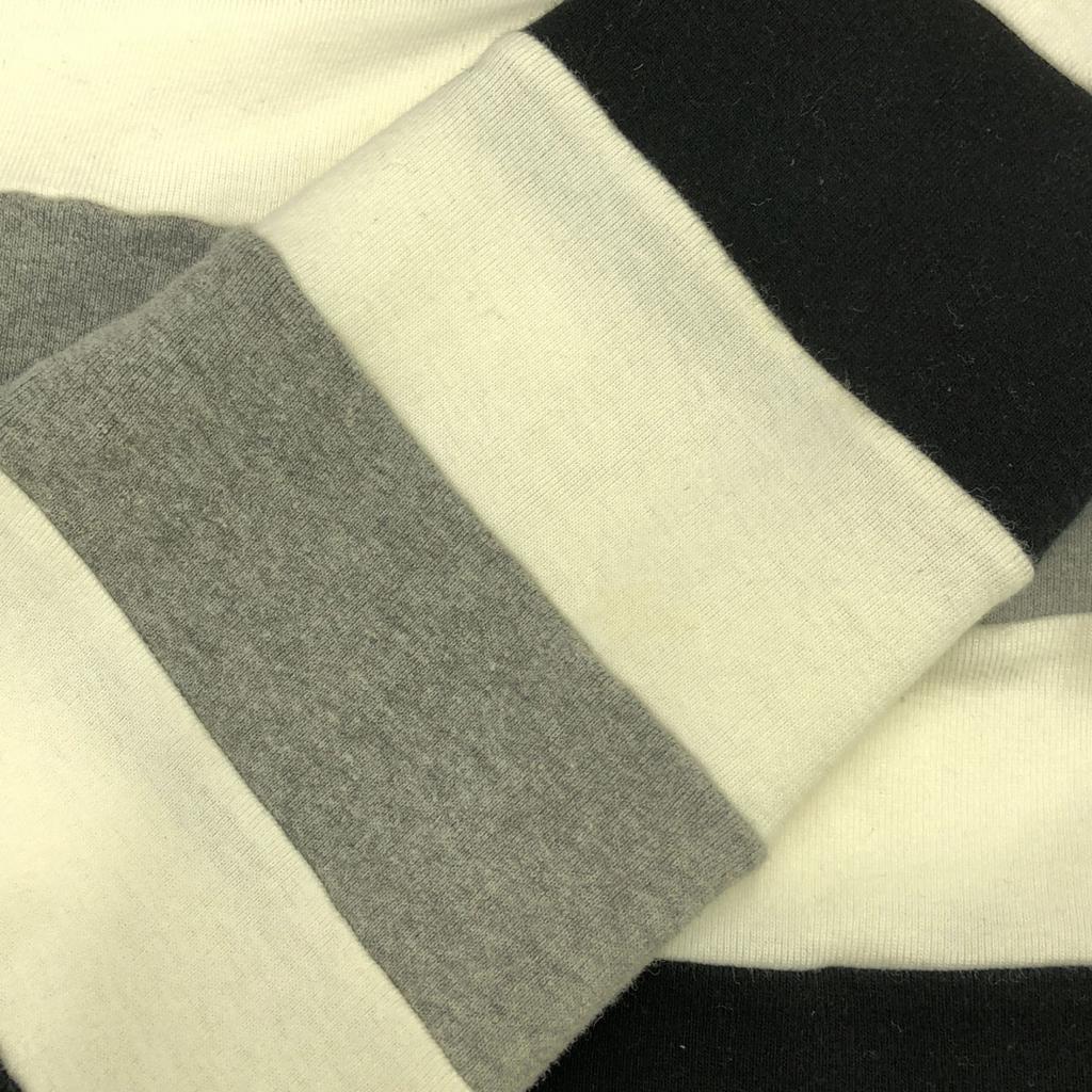 A Bathing Ape Made In Japan Border Pattern Long Sleeve T-shirt M Ron T Men's Used