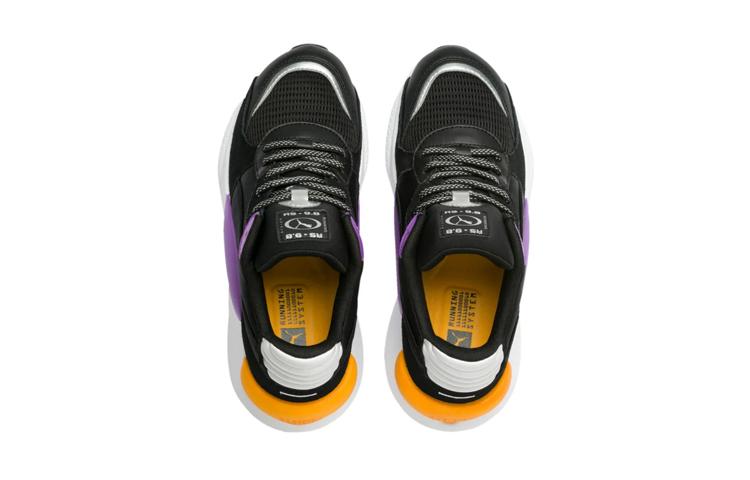 Puma RS 9.8 Kids Lifestyle Shoes Black Purple Yellow Teenagers 370650-01