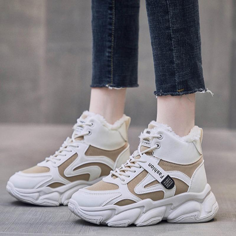 

Мода 2024 года, модные осенние новые женские удобные сетчатые дышащие нескользящие однотонные кроссовки на шнуровке 40