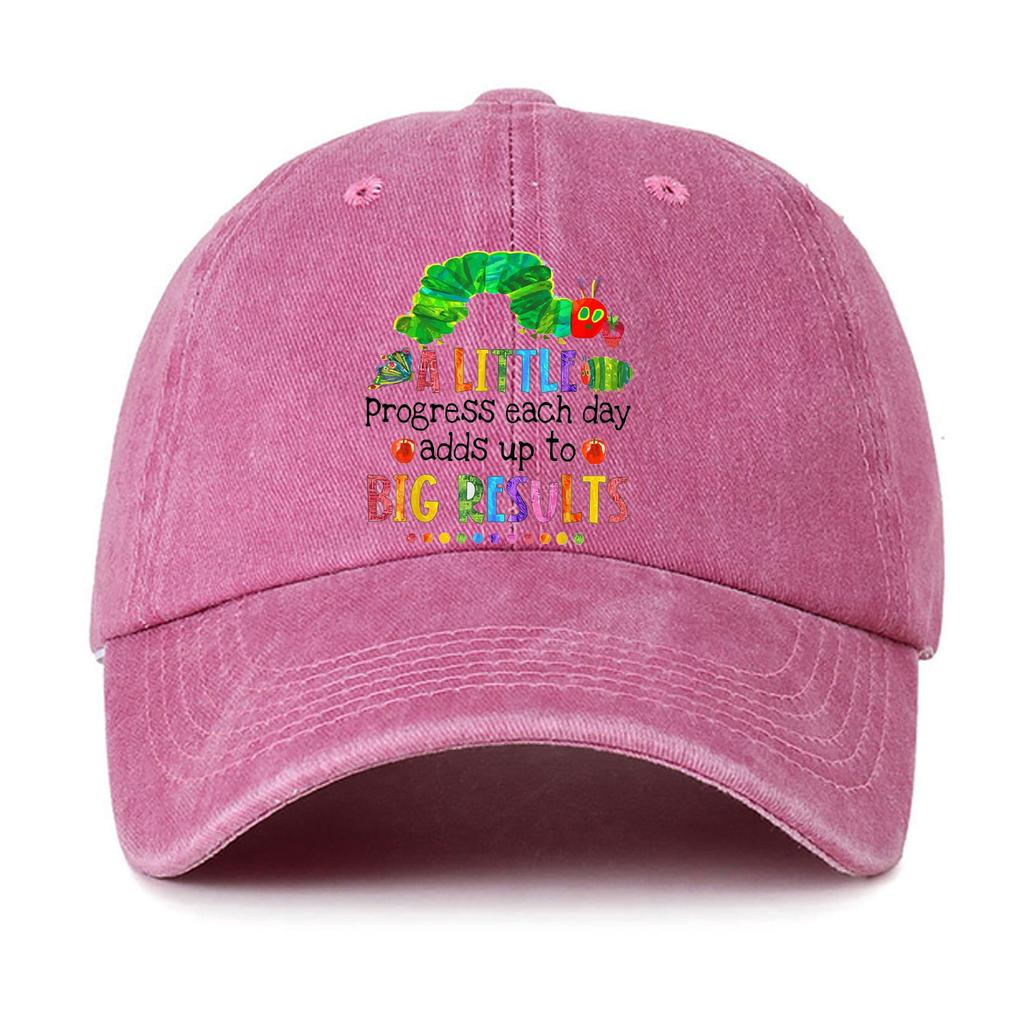 Velmi hladová housenka Grafická kšiltovka Retro kreslená estetika Hudba Dámská Unisex Letní Baseballová kšiltovka Vintage styl Unisex
