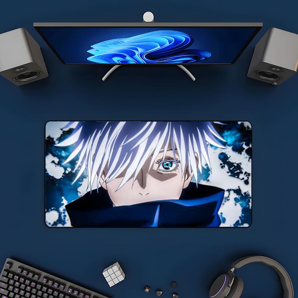 Satoru Gojo Mouse Pad Mousepad Large Gaming Mouse Pad LockEdge Thickened Computer Keyboard Table Desk Mat