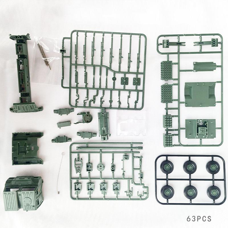 4D Assembly  Model Toy 1/72 Chinese Pcl-181 Car Mounted Howitzer Glue Free Quick Assemble Model Boy  Toy