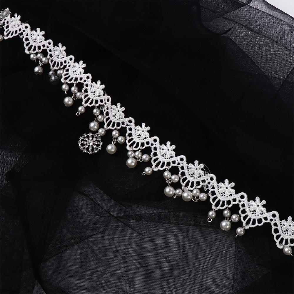 Pearl Flower Princess Lovely Hairpin Children's Headdress Dress Accessories Forehead Headchain