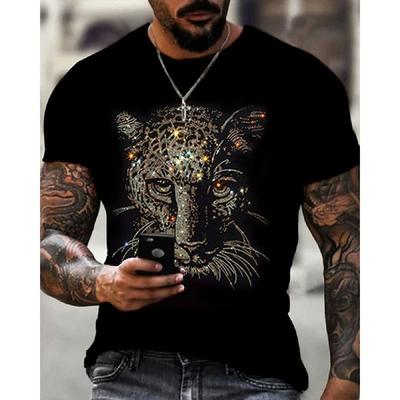 Casual Round Neck Fashion Pullover Trend T-shirt for Men Shirt