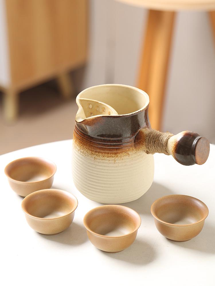 High-Temperature Resistant Ceramic Stove and Teapot Set for Outdoor Tea Brewing and Roasting