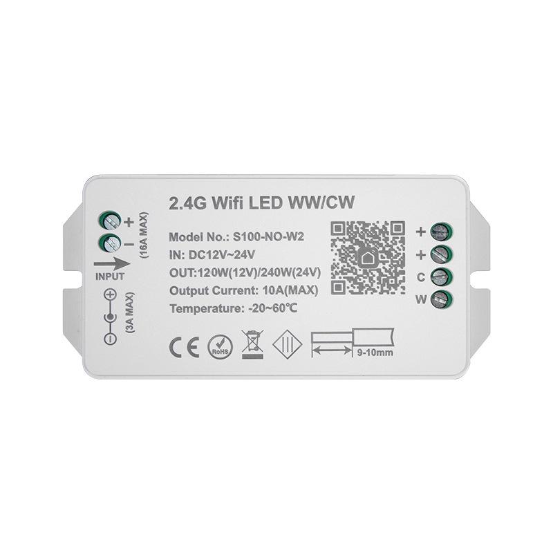 Wi-Fi Light Strip Controller: Dimming, Color Temperature, Remote & Voice Control